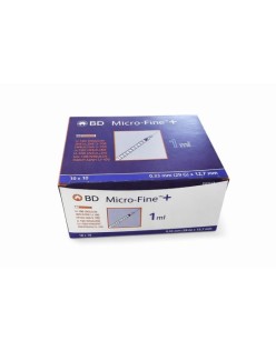 BD 324827 MİCRO-FİNE İNSULİN ŞIRINGASI 1 ML 29G 0.33X12,7MM 10ADET=1PAKET