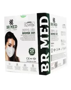 BRMED FFP2 BR1MSK 001 MELTBLOWN KORUYUCU MASKE 1KUTU=25ADET