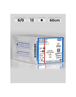 PROPİLEN P131 6/0 13 3/8 60CM YUVARLAK EMİLEMEYEN İPLİK