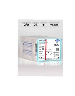 BGMSLIK İPEK 2/0 35MM 1/2C YUVARLAK 75CM TEK İĞNE (EMİLEMEZ) SÜTUR CERRAHİ İPLİK 12ADET=1KUTU