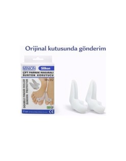 MINION SİLİKON ÇİFT PARMAK MAKARALI BUNYON KORUYUCU MN 352 1 ÇİFT