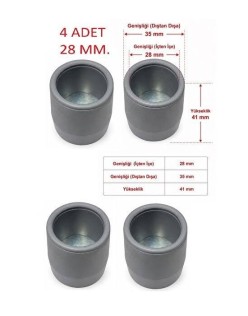 WALKER LASTİĞİ KAUÇUK GRİ 28MM İTHAL