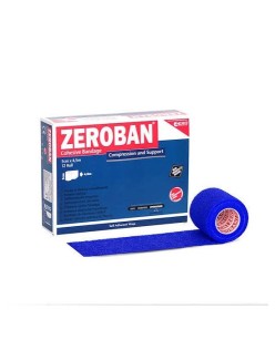 ZEROBAN 2,5CM X 4,5M MAVİ KOMPRESYON BANDAJI