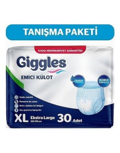 GİGGLES HASTA KÜLODU 30LU XXLARGE KÜLOT BEZ - 2X LARGE