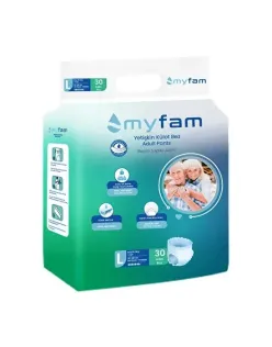 MYFAM BELBANTLI HASTA ALT BEZİ LARGE 30LU=1PAKET