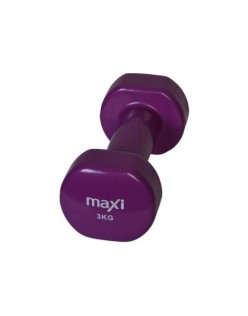 PLASTİK DAMBIL AĞIRLIK 3KG TEK VİNİL KAPLI MAXI