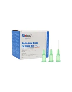 UNIMASTER YMNN3206 SIRIUS STERİL NANO İĞNE 32G x 6MM TEK KULLANIMLIK HIPODERMIK İĞNE 1KUTU=100ADET