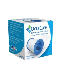 OCTACARE ŞEFFAF PE TIBBİ PLASTER 5CMX5MT 13505