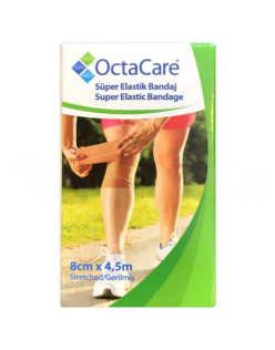 OCTACARE SÜPER ELASTİK BANDAJ 8CMX4,5M 24084