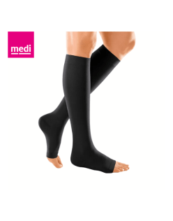 MEDİVEN COTTON CCL2 DİZ ALTI AÇIK BURUN SİYAH - IV