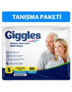 GİGGLES HASTA ALT BEZİ KÜÇÜK BOY 30LU BEL BANTLI SMALL
