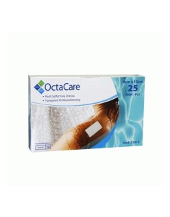 OCTACARE ŞEFFAF PU FİLM YARA ÖRTÜSÜ 9CM*15CM 21915