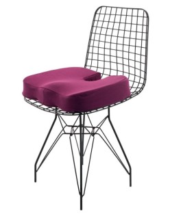 ERGOFOAM COCCYX OTURMA MİNDERİ VİSCO ARK.AÇIK MOR 44*36*9CM