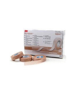 3M 1533-0 MİCROPORE HİPOALLERJENİK FLASTER 1,25CMX9,1M