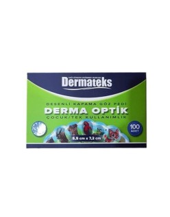 DERMATEKS DERMO OPTİK DESENLİ GÖZ PEDİ 100'LÜ