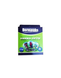 DERMATEKS DERMO OPTİK DESENLİ GÖZ PEDİ 20'Lİ