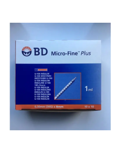 BD 324827 MİCRO-FİNE İNSULİN ŞIRINGASI 1 ML 29G 0.33X12,7MM 10ADET=1PAKET