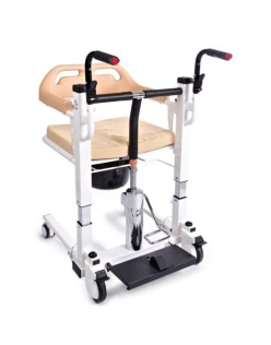 COMFORT PLUS DM-160 MANUEL TAŞIMA LİFTİ TUVALETLİ TEKERLEKLİ SANDALYE