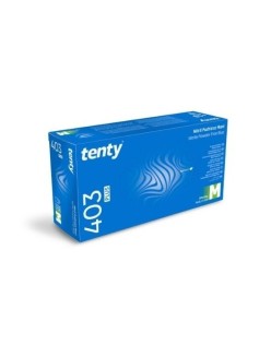 TENTY NİTRİL MAVİ PUDRASIZ MUAYENE ELDİVENİ LARGE 100LÜ 403