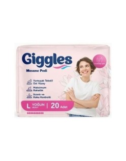 GİGGLES KADIN MESANE PEDİ LARGE 20Lİ YOĞUN BLADDER PAD HEAVY