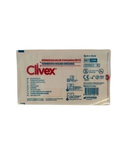 CLIVEX PAD STERİL NONWOVEN YARA ÖRTÜSÜ 5CMX9CM C609 CLiVEX
