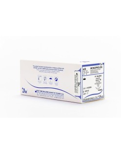 MONOPROLEN CERRAHİ İPLİK 4/0 16 MM 3/8 AŞAĞI KESKİN 75 CM TEK İĞNE MAVİ ML2541