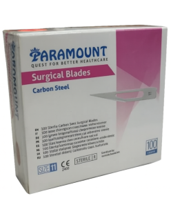 PARAMOUNT BİSTURİ UCU NO:11 100LÜK=1KUTU SURGICAL BLADES CARBON STEEL