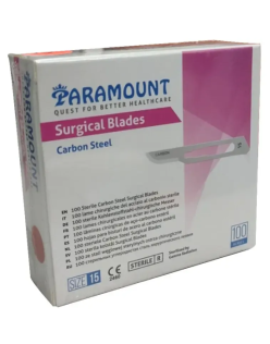 PARAMOUNT BİSTURİ UCU NO:15 100LÜK=1KUTU SURGICAL BLADES CARBON STEEL
