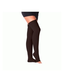 DUKAVAS 222 CCL2 DİZÜSTÜ BURNU AÇIK VARİS ÇORABI NO:7 SİYAH