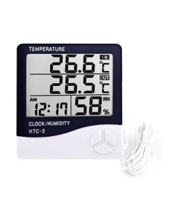 HTC-2 PROBLU NEM ÖLÇER TERMOMETRE KABLOLU ISI-NEM ÖLÇER