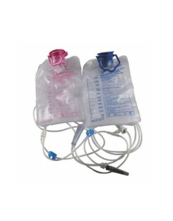 BURSET EFP026 ÇİFT TORBALI YIKAMALI ENTERAL BESLENME SETİ 1200ML