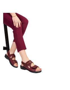 DİA COMFORT DİYABETİK ORTOPEDİK KADIN SANDALET BORDO-38 NUMARA