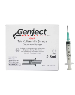 GENJECT ENJEKTÖR DENTAL 2.5 ML 27G 0.40MMX50MM