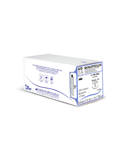 MONOPROLEN 4/0 19 MM 3/8 AŞAĞI KESKİN 75CM TEK İĞNE ML2642 CERRAHİ SÜTUR