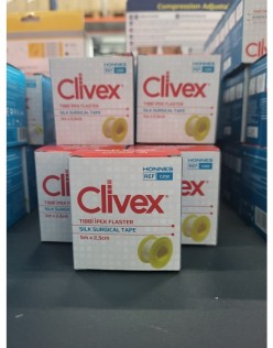 CLIVEX TIBBİ İPEK FLASTER 2,5CMX5M CLİVEX C202