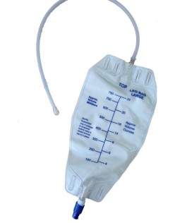 LEG BAG NEFROSTOMİ TORBASI 750 ML KEMERLİ DRENAJ TORBASI