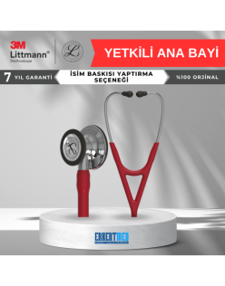 3M LİTTMANN CARDİOLOGY 4 6170 STETESKOP BORDO AYNA