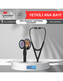 3M LİTTMANN CARDIOLOGY 4 6240 (SİYAH / ÖZEL GÖKKUŞAĞI ÇAN)