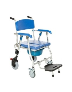 HURACAN JLC00105 TUVALET BANYO SANDALYESİ MAVİ RENK