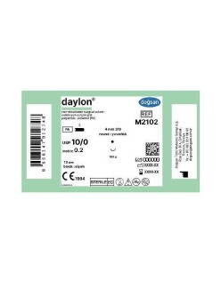 D M2105 DAYLON 10/0 5MM 3/8 13CM YUVARLAK EMİLEBİLİR CERRAHİ SÜTUR İPLİK