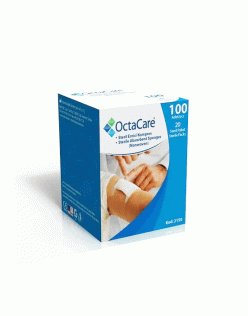 OCTACARE STERİL EMİCİ GAZ KOMPRES 7.5CMX7.5CM 100LÜ=1KUTU SPANÇ NON WOVEN 2150