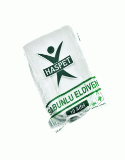 HASPET SABUNLU BANYO ELDİVENİ 10 LUK ŞAMPUANLI VÜCUT YIKAMA KESESİ