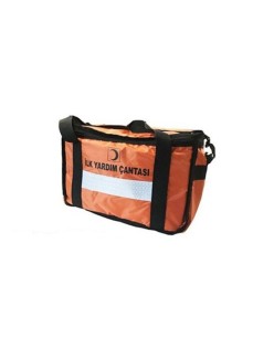 İLKYARDIM ÇANTASI NO:1 TEKSTİL TURUNCU EKO BOY KIRMIZI/TURUNCU