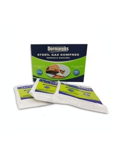DERMATEKS 7.5CMX7.5CM SPANÇ (100ADET=1KUTU) KLASİK