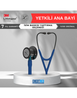 3M LİTTMANN CARDIOLOGY 4 6202 (LACİVERT / MAVİ KÖK / ÖZEL DUMAN ÇAN)
