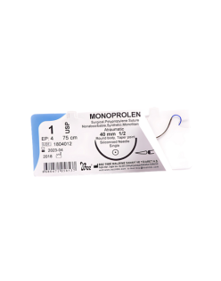 MONOPROLEN 3/0 25 MM 3/8 AŞAĞI KESKİN 75CM TEK İĞNE ML3275 CERRAHİ SÜTUR