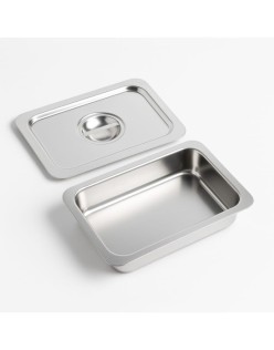 KAPAKLI KÜVET 33CM LİK DERİNLİK 6,5CM PASLANMAZ ÇELİK