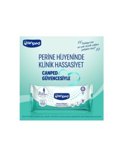 CANPED PERİNE BÖLGESİ HAVLUSU 50Lİ KAPAKLI BÜYÜK BOY