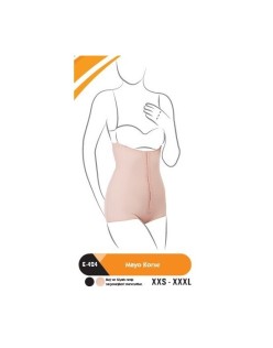 MAYO TİPİ GÖĞÜS ALTI LIPOSUCTION KORSE SİYAH E-424S-M MEDİUM