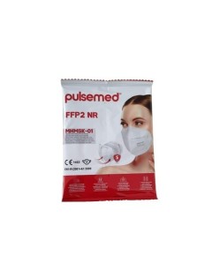 PULSEMED FFP2 MELTBLOWN KORUYUCU MASKE 10ADET=1KUTU STERİL YETİŞKİN SİYAH